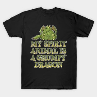 My spirit animal is a grumpy dragon T-Shirt